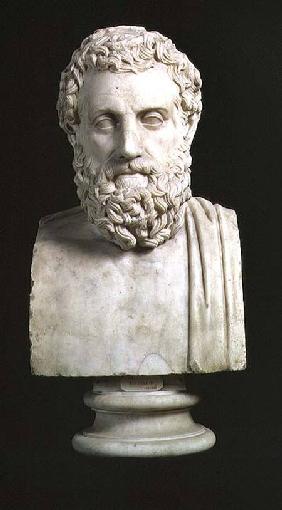 Portrait bust of Sophocles (c.496-405 BC) copy of Gr
