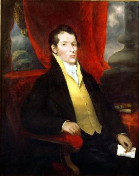 Portrait of John Macarthur (1767-1834), co-founder of the Australian wool industry, leader of the 'R c.1820