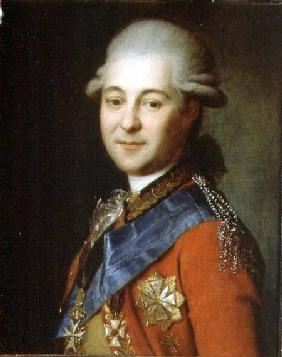 Portrait of Semeon Gavrilovich Zorich (1745-99) late 18th