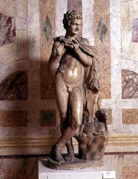 Satyr playing his pipe copy of a