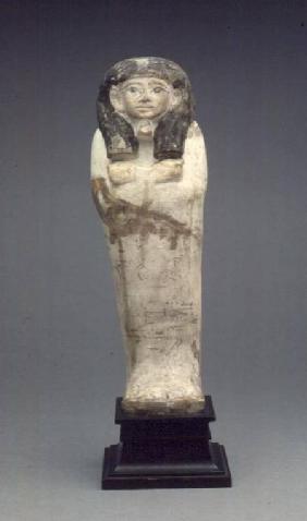 Shabti figure of Senna, Egyptian, New Kingdom (18th Dynasty) 1479-1400