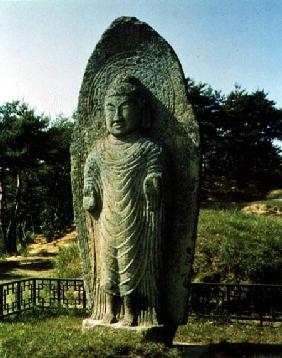 Standing Buddha at Ch'olch'on-niNaju 10th centu