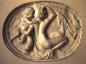 Venus and Cupid, relief attributed to Jean Goujon (1510-c.1568) c.1550