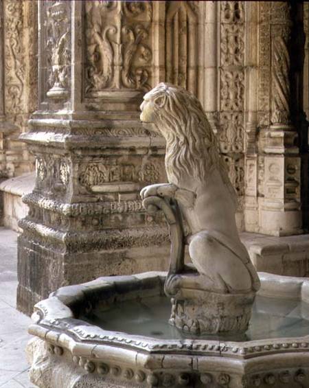 Votive Lion in the Cloisters von Anonymous