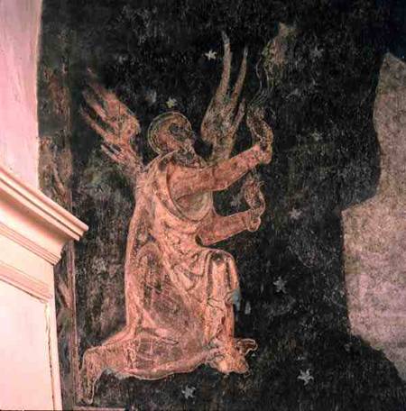 Wall painting depicting an angel von Anonymous