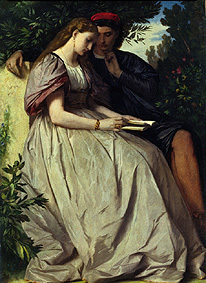 Paolo und Francesca. von Anselm Feuerbach