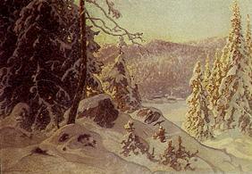 Ein kalter Wintermorgen (Frostig vintermorgon) 1923