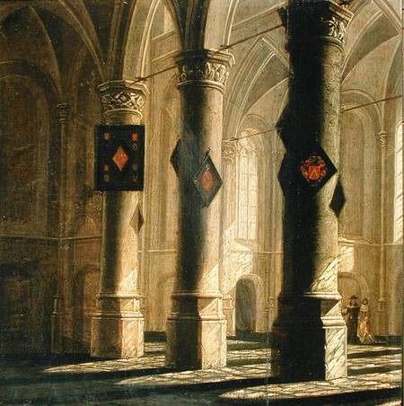 Interior of a Church von Anthonie Delorme
