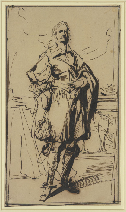 Studie zu einem Kavalierbildnis von Anthonis van Dyck