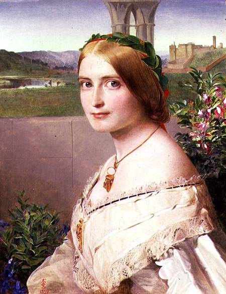 Portrait of Adelaide Mary, Mrs Philip Bedingfeld von Anthony Frederick Augustus Sandys