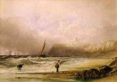 A Breezy Day at Scarborough (watercolour) von Anthony Vandyke Copley Fielding