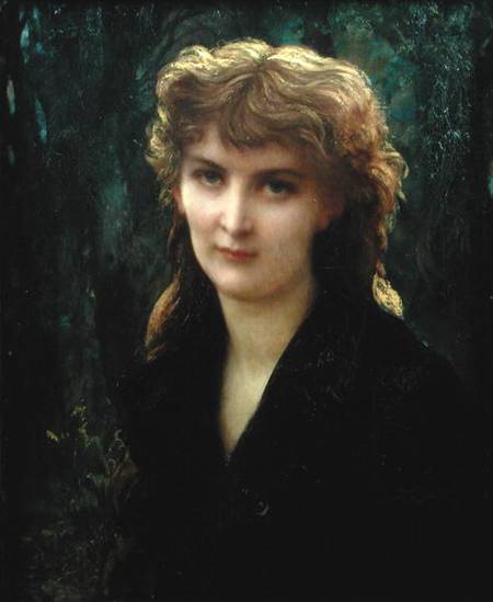 Baronness Eleonore d'Uckermann (1853-1936) von Antoine Auguste Ernest Herbert or Hebert