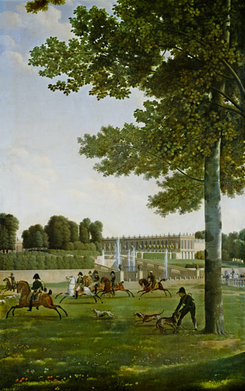 The Open Space in Front of the Grand Trianon von Antoine Bidauld