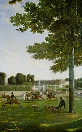 The Open Space in Front of the Grand Trianon 1810