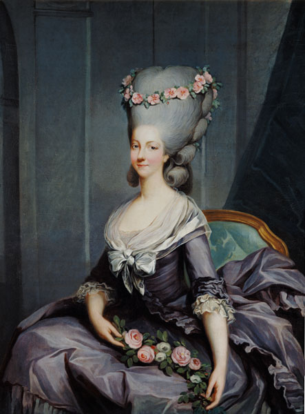 Marie-Therese de Savoie-Carignan (1749-92) Princess of Lamballe von Antoine Francois Callet