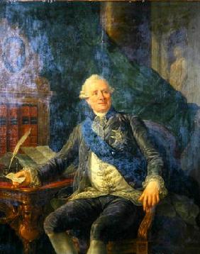 Charles Gravier (1719-87) Count of Vergennes (oil on canvas) 16th