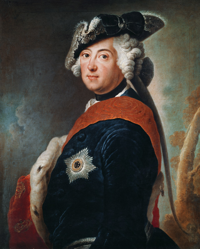 Friedrich II. , Pesne von Antoine Pesne