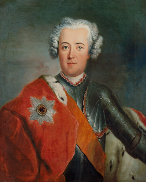 Crown Prince Frederick II, c.1740 von Antoine Pesne