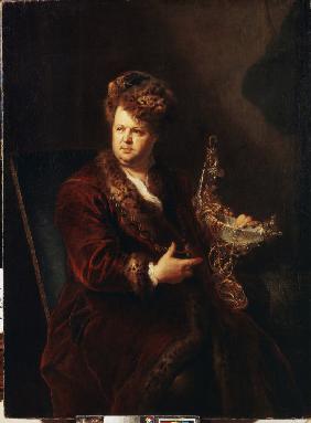 Porträt des Goldschmieds Johann Melchior Dinglinger (1664-1731)