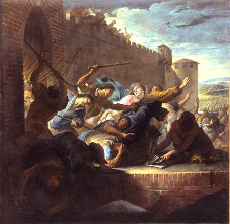 Expulsion of the Huguenots of Toulouse after the Capture of the Town by the Prince of Conde's Suppor von Antoine Rivalz
