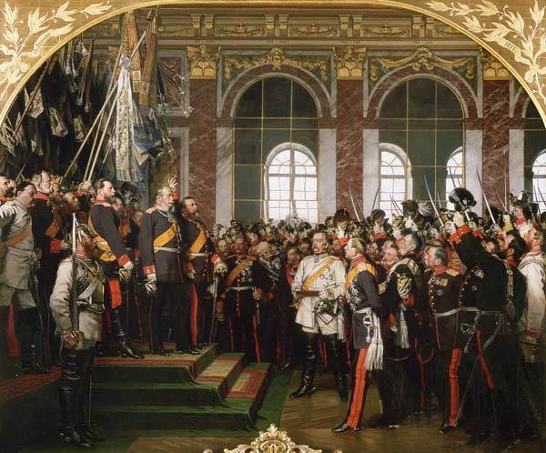 Kaiserproklamation zu Versailles von Anton Alexander von Werner