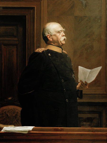 Bismarck am Bundesratstisch 1888 von Anton Alexander von Werner