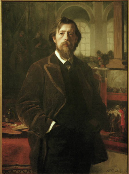 Selbstporträt 1885 von Anton Alexander von Werner