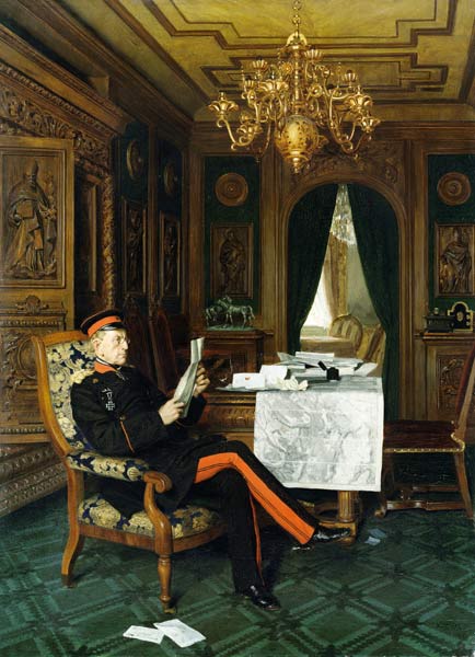 Moltke in Versailles von Anton Alexander von Werner