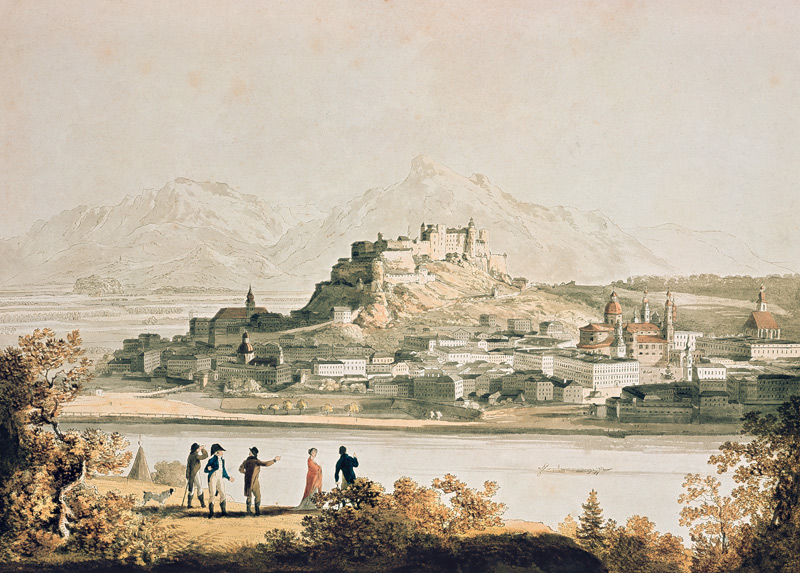 Salzburg, Ansicht von Anton Balzer