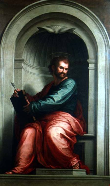 St. Mark the Evangelist (copy of a painting by Fra Bartolommeo) von Anton Domenico Gabbiani