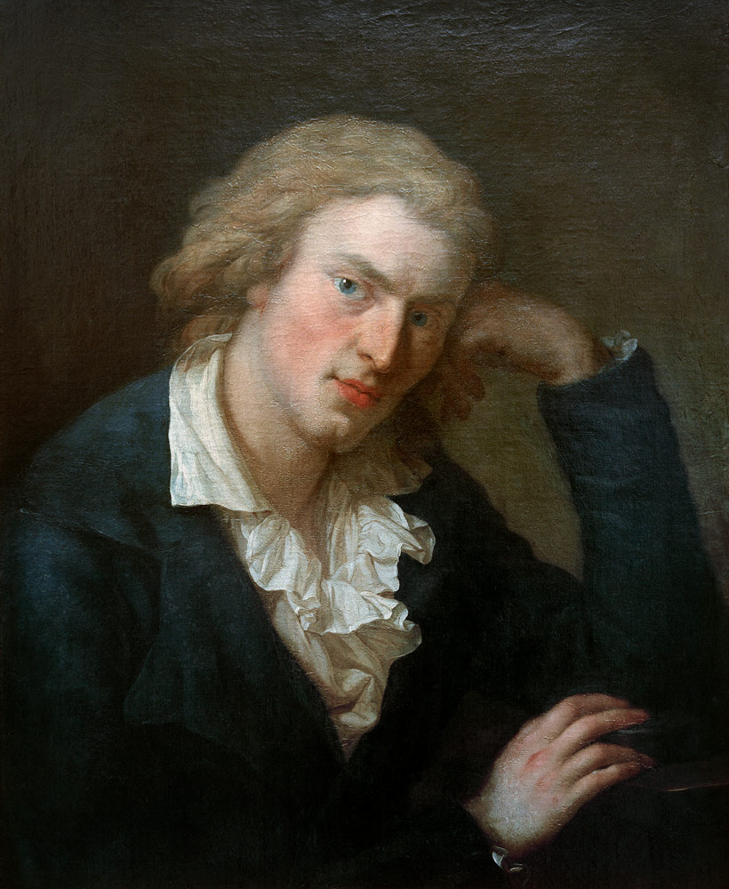 Porträt des Friedrich von Schiller (1759-1805) von Anton Graff