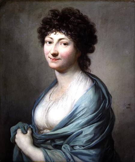 The Daughter: Portrait of Caroline Susanne Graff (b.1781) von Anton Graff