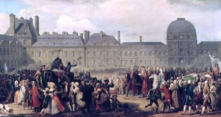 The Announcement of the signing of the Treaty of Versailles in 1783 von Anton van Ysendyck
