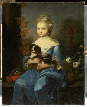 Bildnis der Margarethe Sophie Leonore von Holzhausen (1722-1747) (?) Um 1750