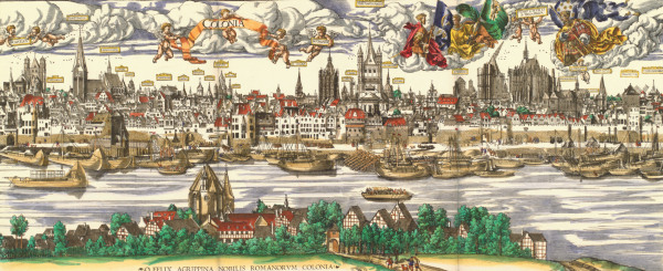Ansicht von Köln 1531 von Anton Woensam