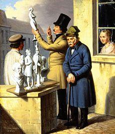 Der Skulpturenverkäufer 1849