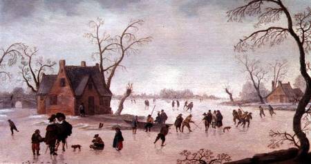 Winter Scene von Antoni Verstralen
