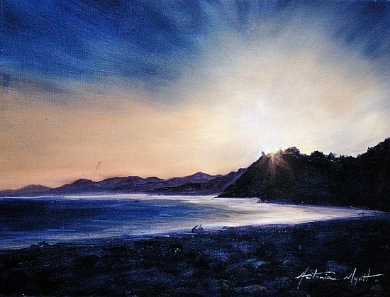 Spanish Coast, 2002 (oil on canvas)  von Antonia  Myatt