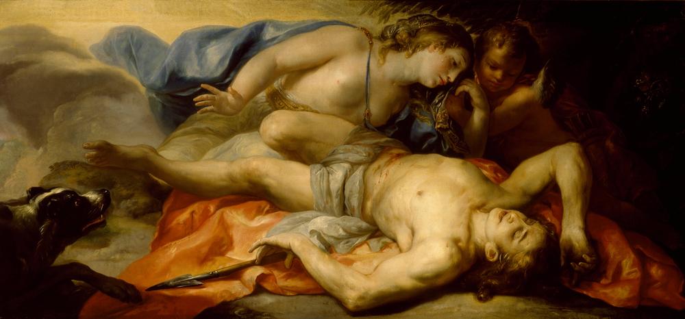 Venus und Adonis, undatiert. von Antonio Balestra