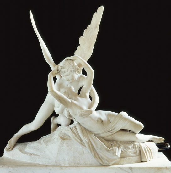 Psyche Revived by the Kiss of Love von Antonio Canova