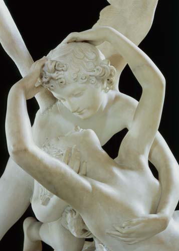 Psyche Revived by the Kiss of Love  (detail of 123192) von Antonio Canova