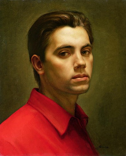 Self portrait, 1959 (oil on tempera)  von Antonio  Ciccone