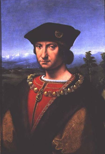 Portrait of Charles d'Amboise (1471-1511) Marshal of France von Antonio da Solario