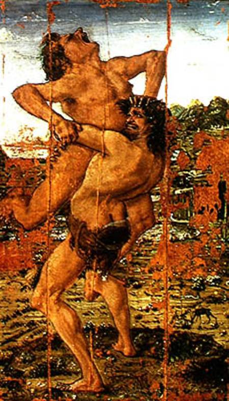 Hercules and Antaeus von Antonio Pollaiolo