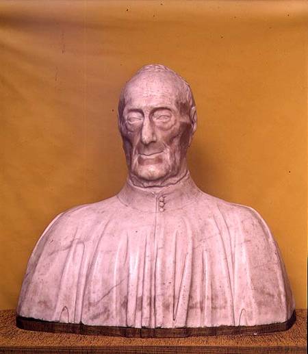 Marble bust of Giovanni Chellini von Antonio  Rossellino
