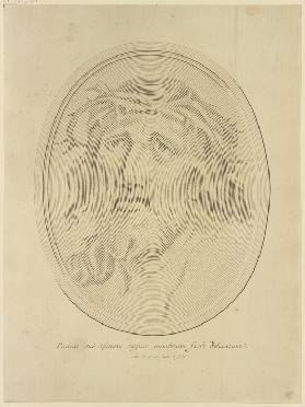 Christuskopf mit Dornenkrone in der Art von Claude Mellans Formatur unicus una