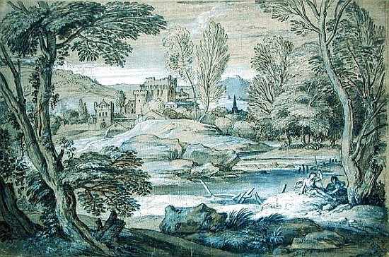 Classical landscape von Arentsz van der Cabel