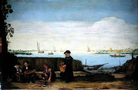 The Fish Sellers von Arentsz van der Cabel