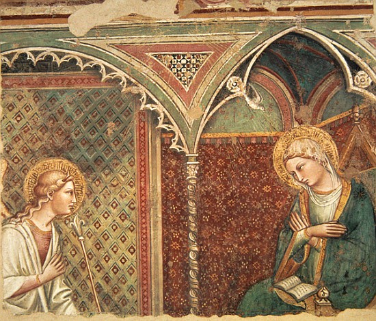 The Annunciation, late 14th century von Aretino Luca Spinello or Spinelli