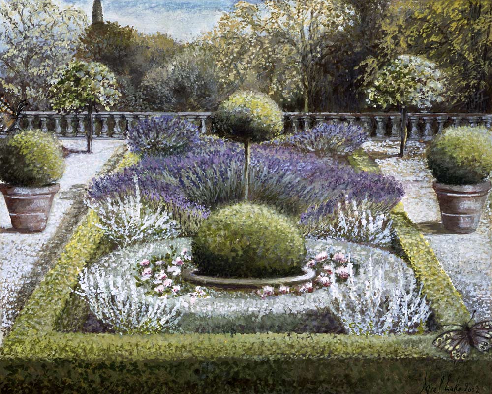 Courtyard Garden, 2002 (tempera)  von Ariel  Luke